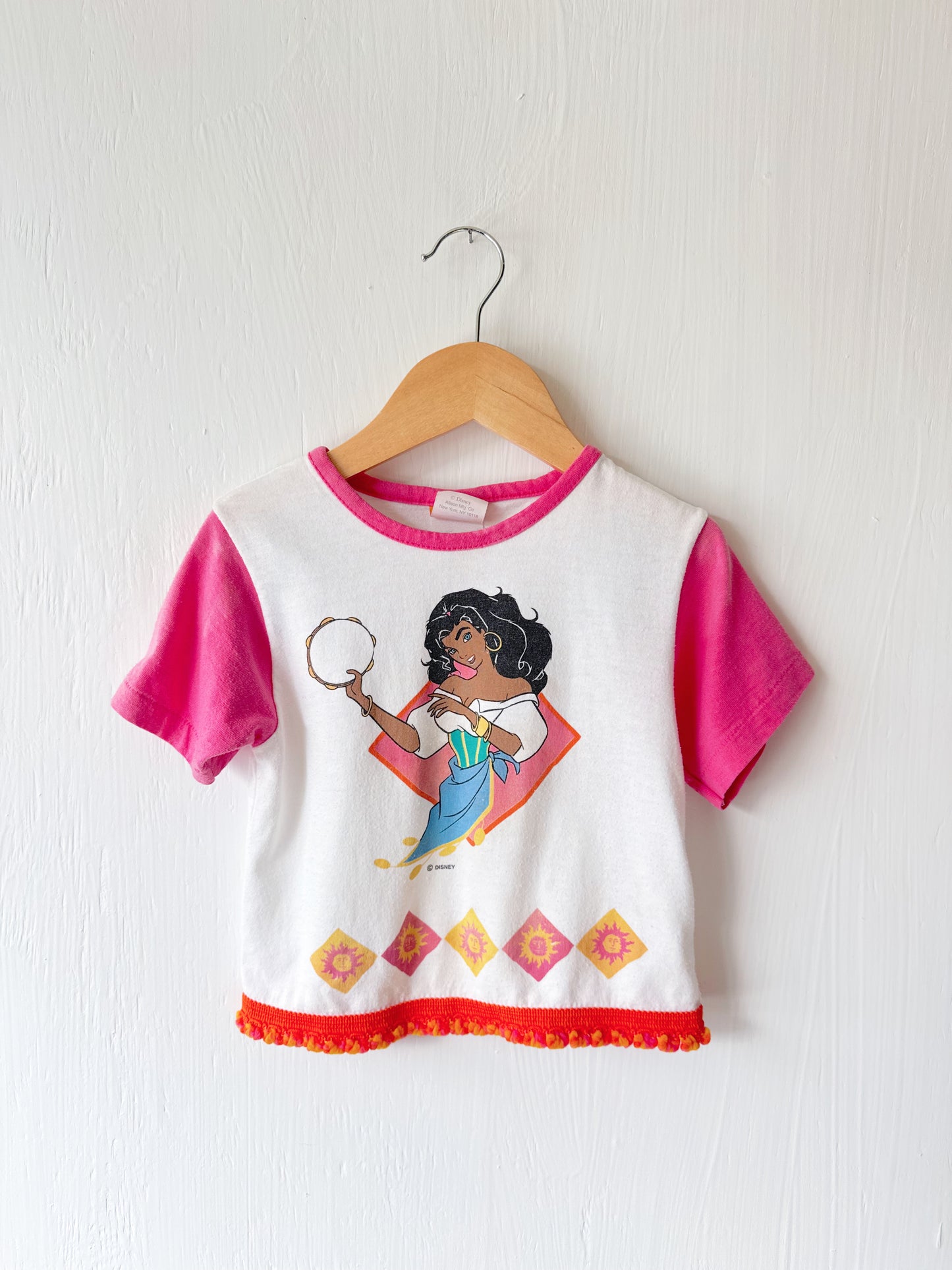 VINTAGE 90’s Esmeralda Hunchback Embellished Tee - 4T