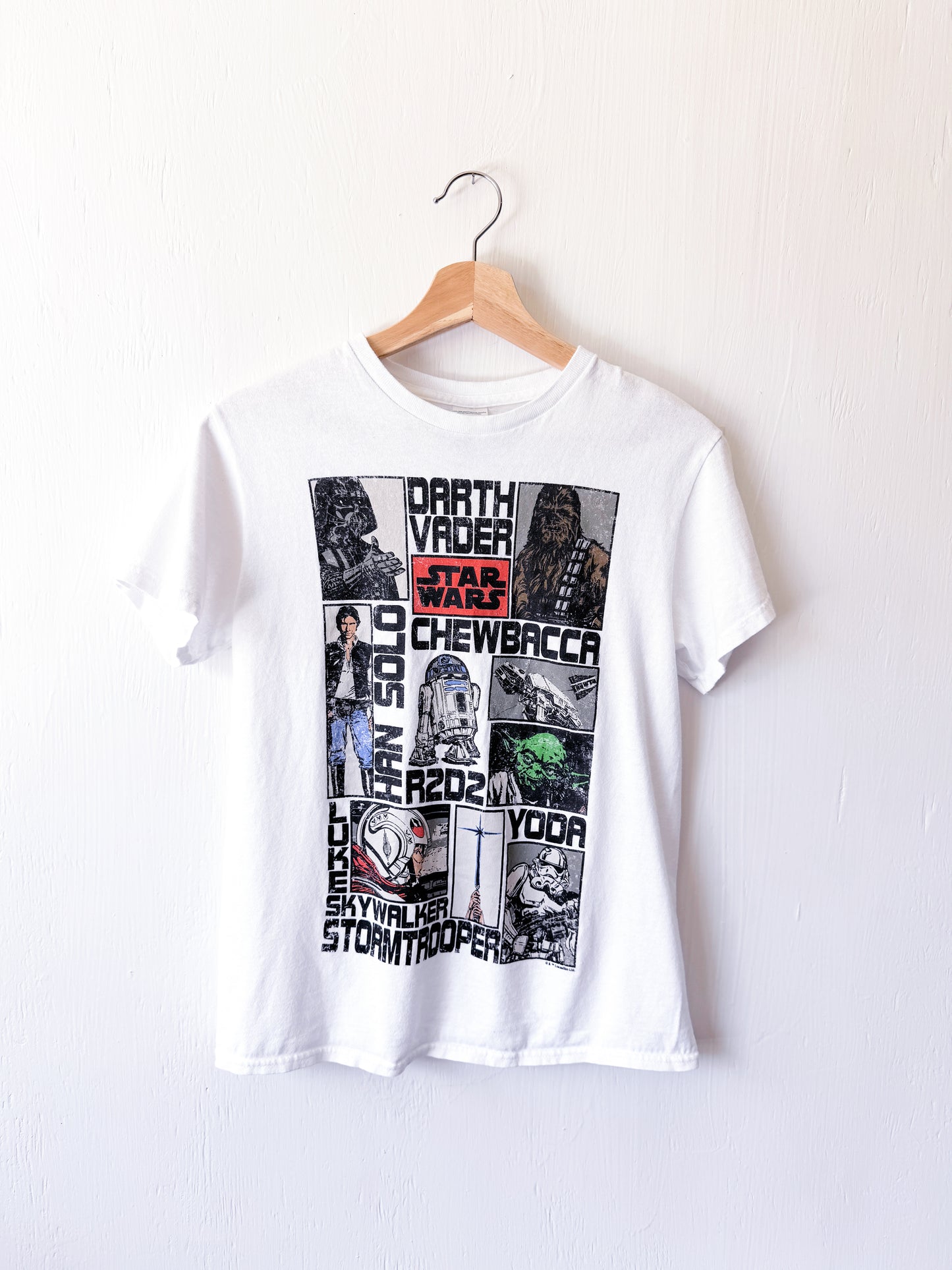 Retro Star Wars Characters Tee - YXL