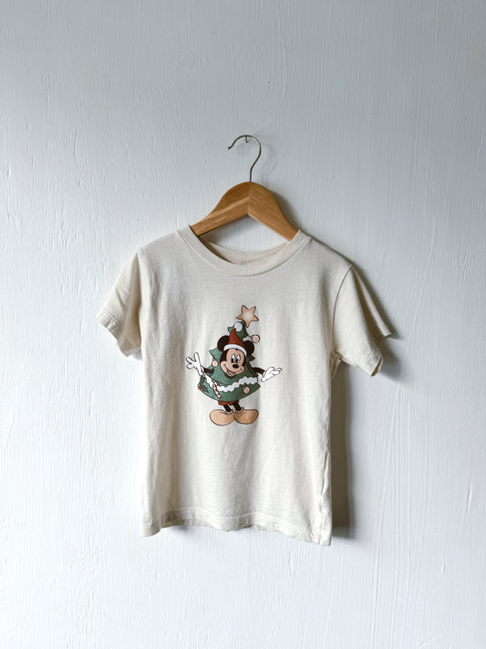 Mickey Christmas Tree Tee - 4T