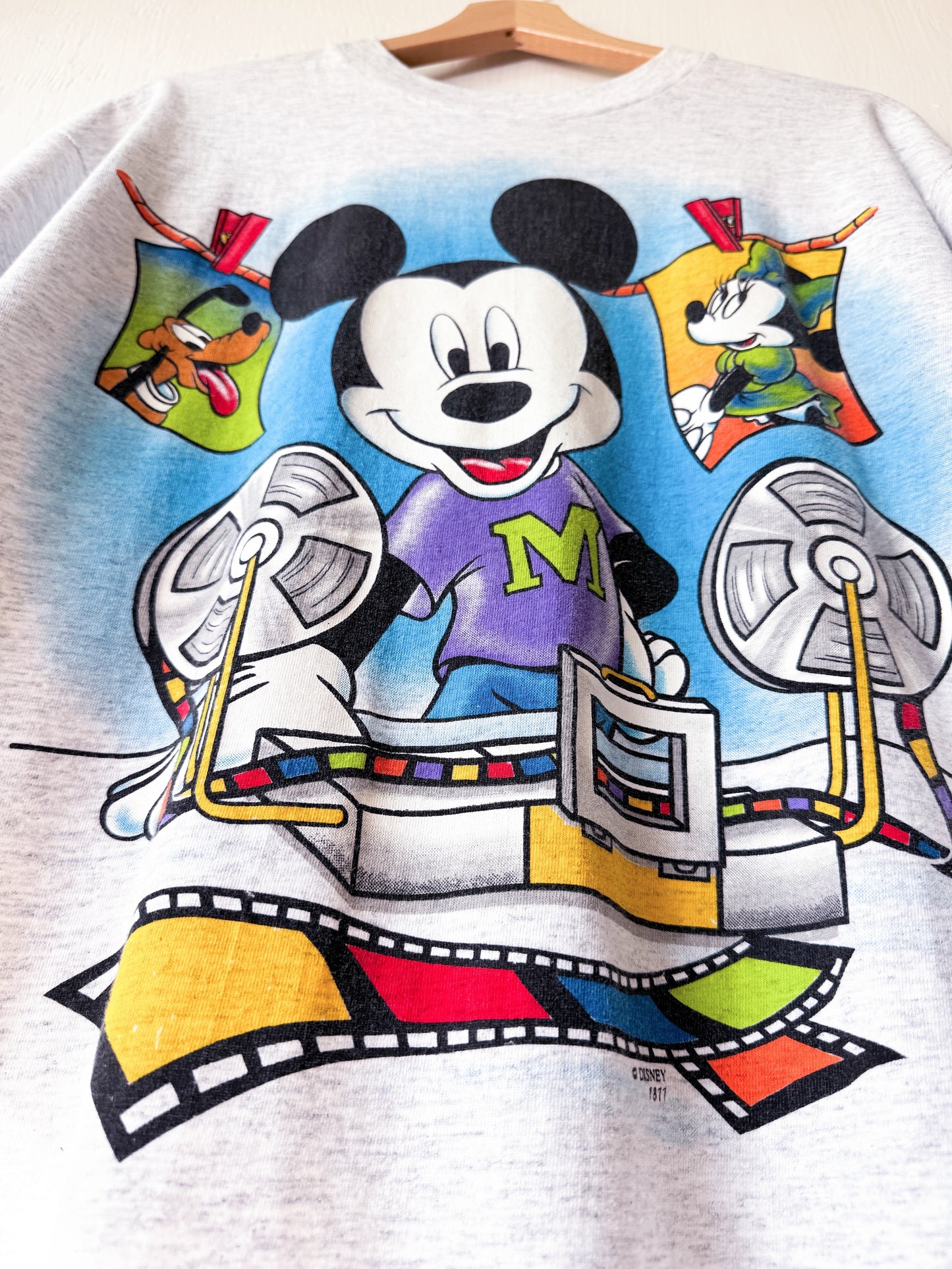 VINTAGE 90’s Mickey Film Tee - XL