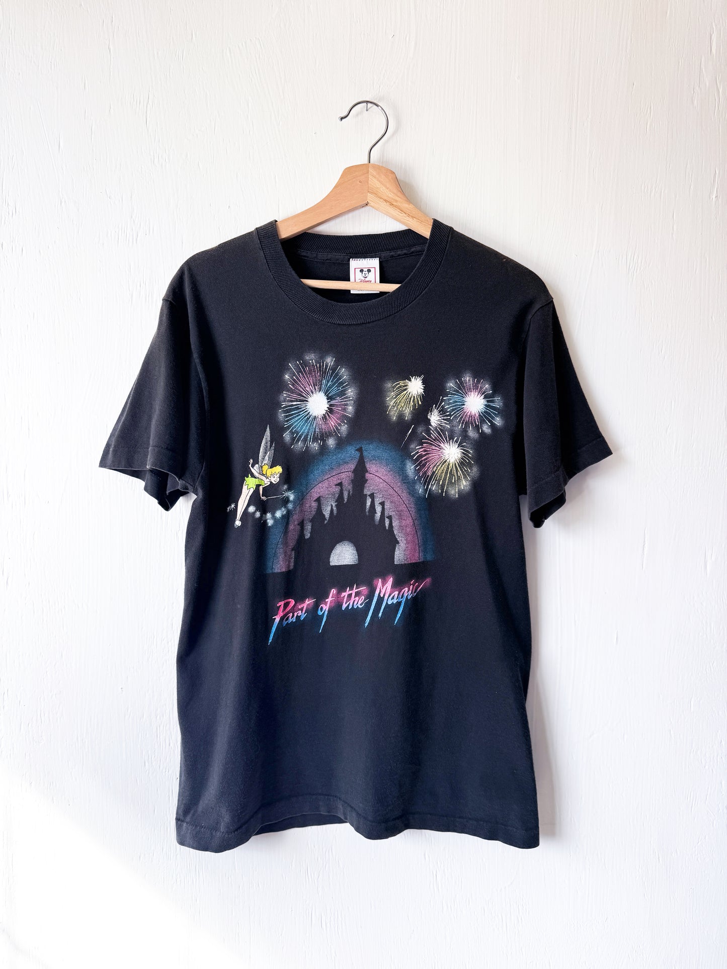 VINTAGE 90’s Single Stitch Tink Castle Tee - M