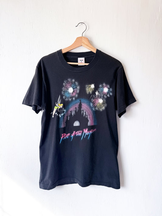 VINTAGE 90’s Single Stitch Tink Castle Tee - M