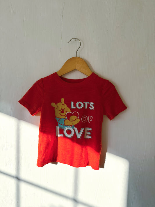 Lots of Love Pooh Tee - 18M