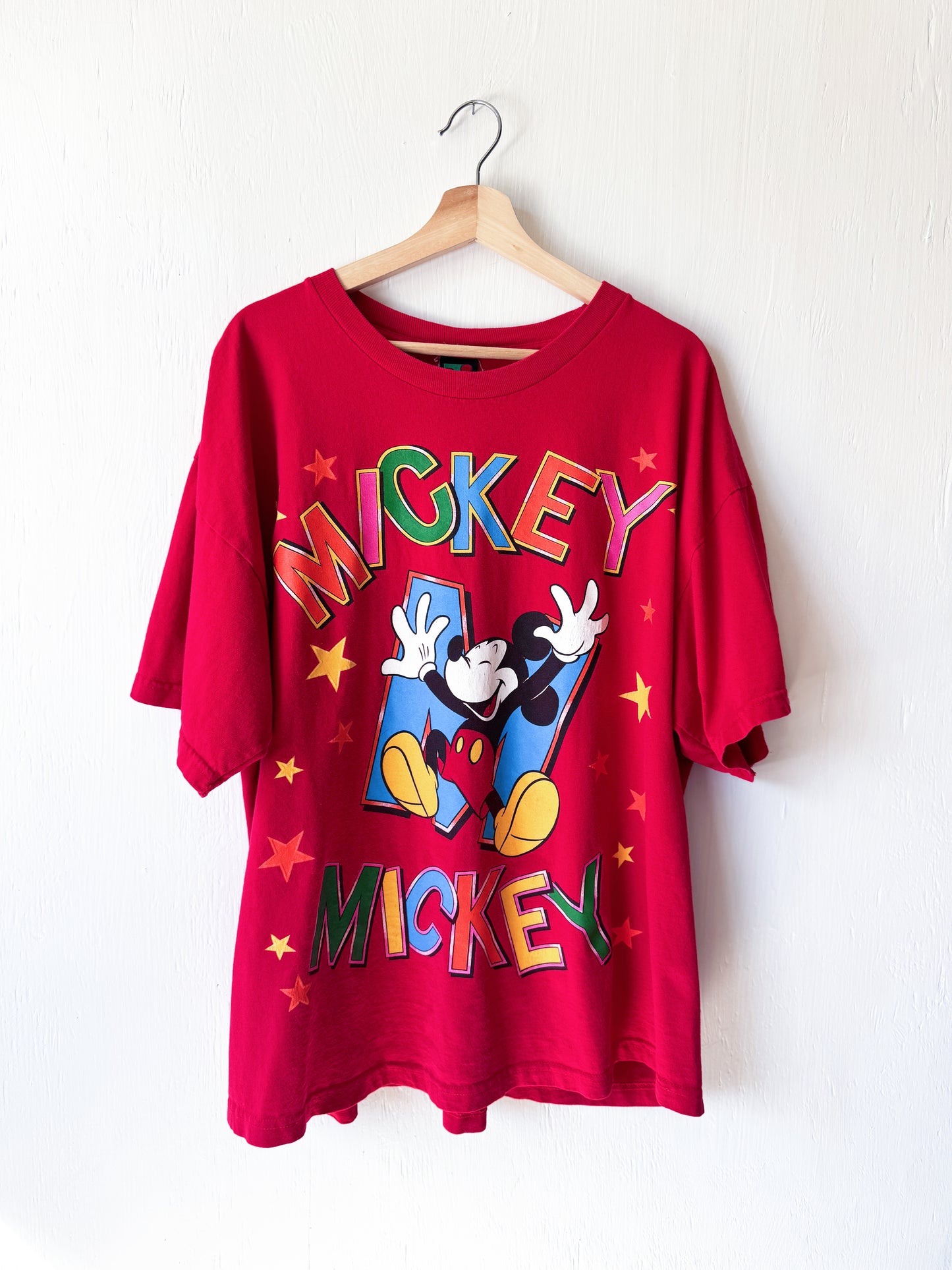 VINTAGE 90’s Mickey Stars Tee - 2X