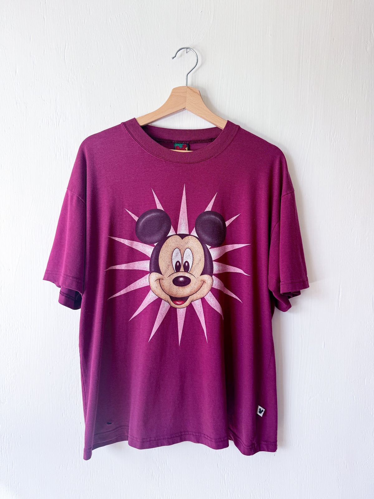 VINTAGE 90’s Starburst Mickey Tee - L