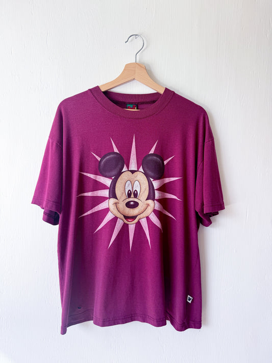 VINTAGE 90’s Starburst Mickey Tee - L
