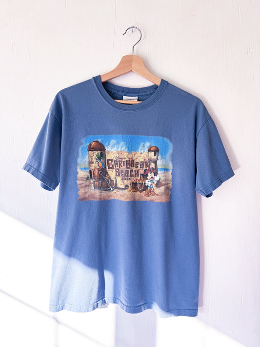 VINTAGE 00’s Mickey Caribbean Beach Resort Tee - M