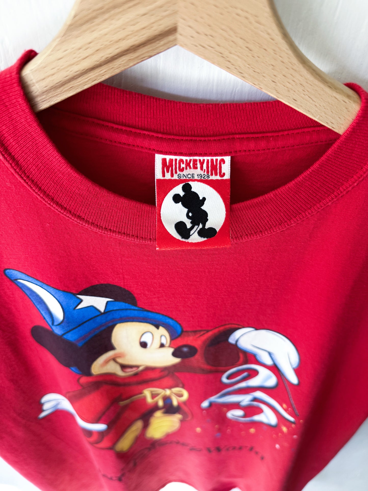 VINTAGE 90’s WDW Sorcerer Mickey Tee - L