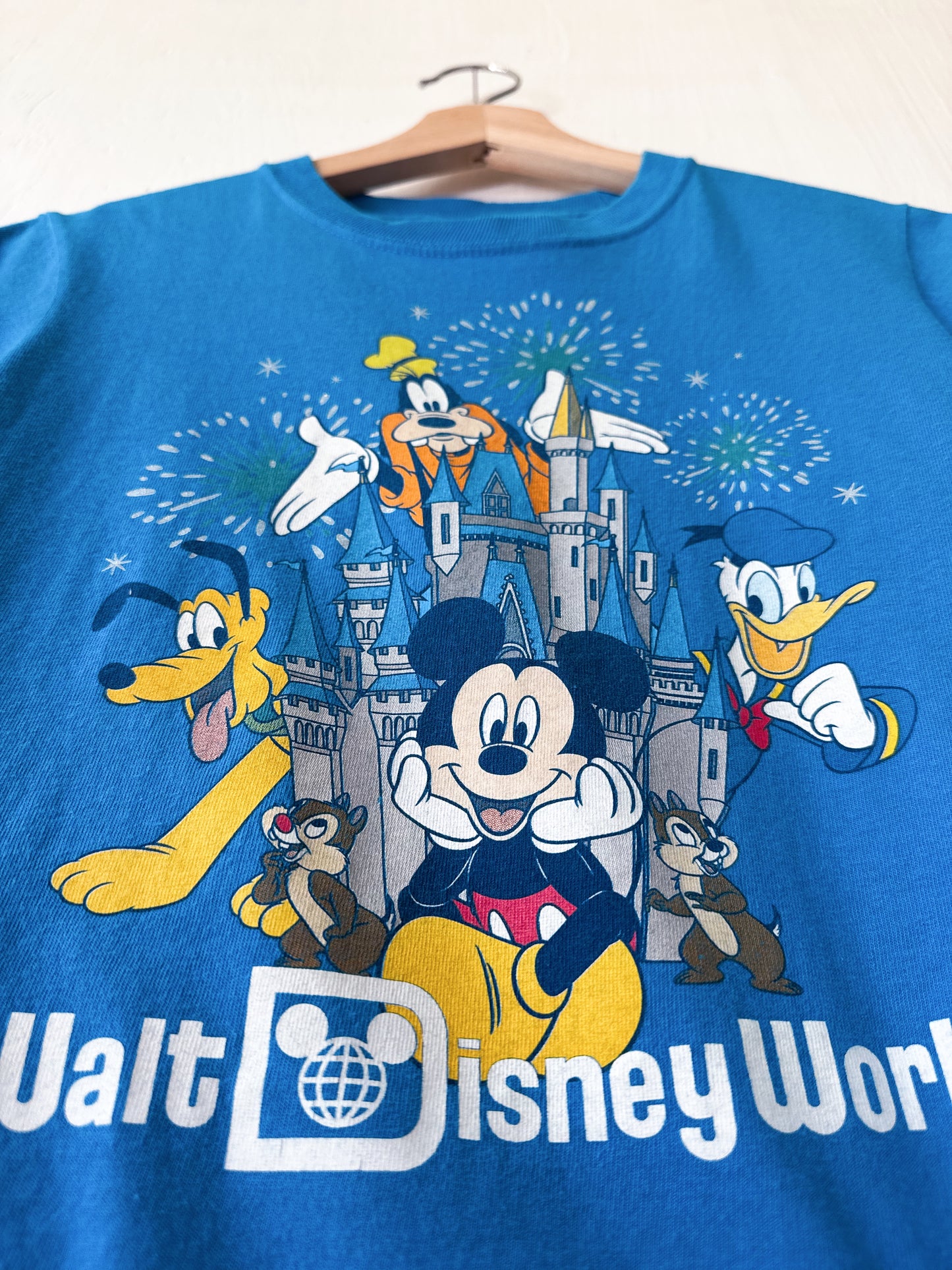 WDW Blue Castle Fireworks Tee - YS