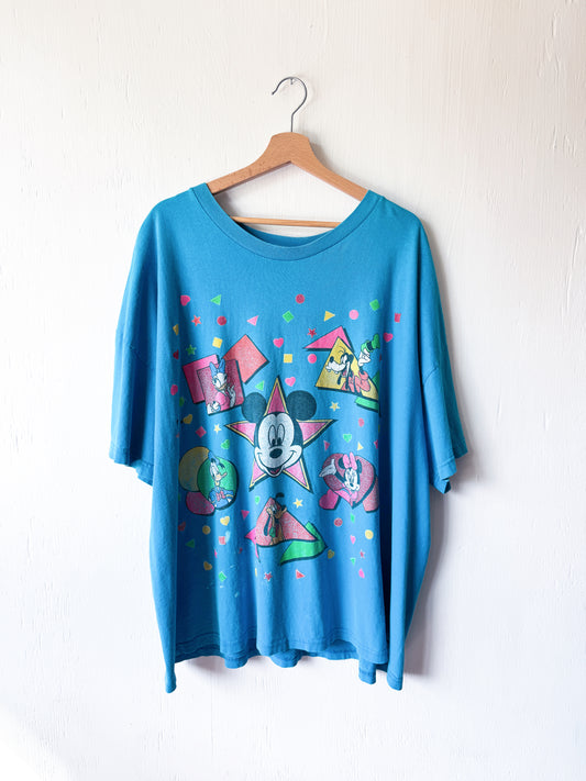 VINTAGE 80’s Mickey + Friends Tee - 3X/4X