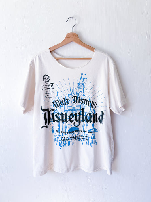 Retro Sleeping Beauty Castle + Walt Tee - L/XL