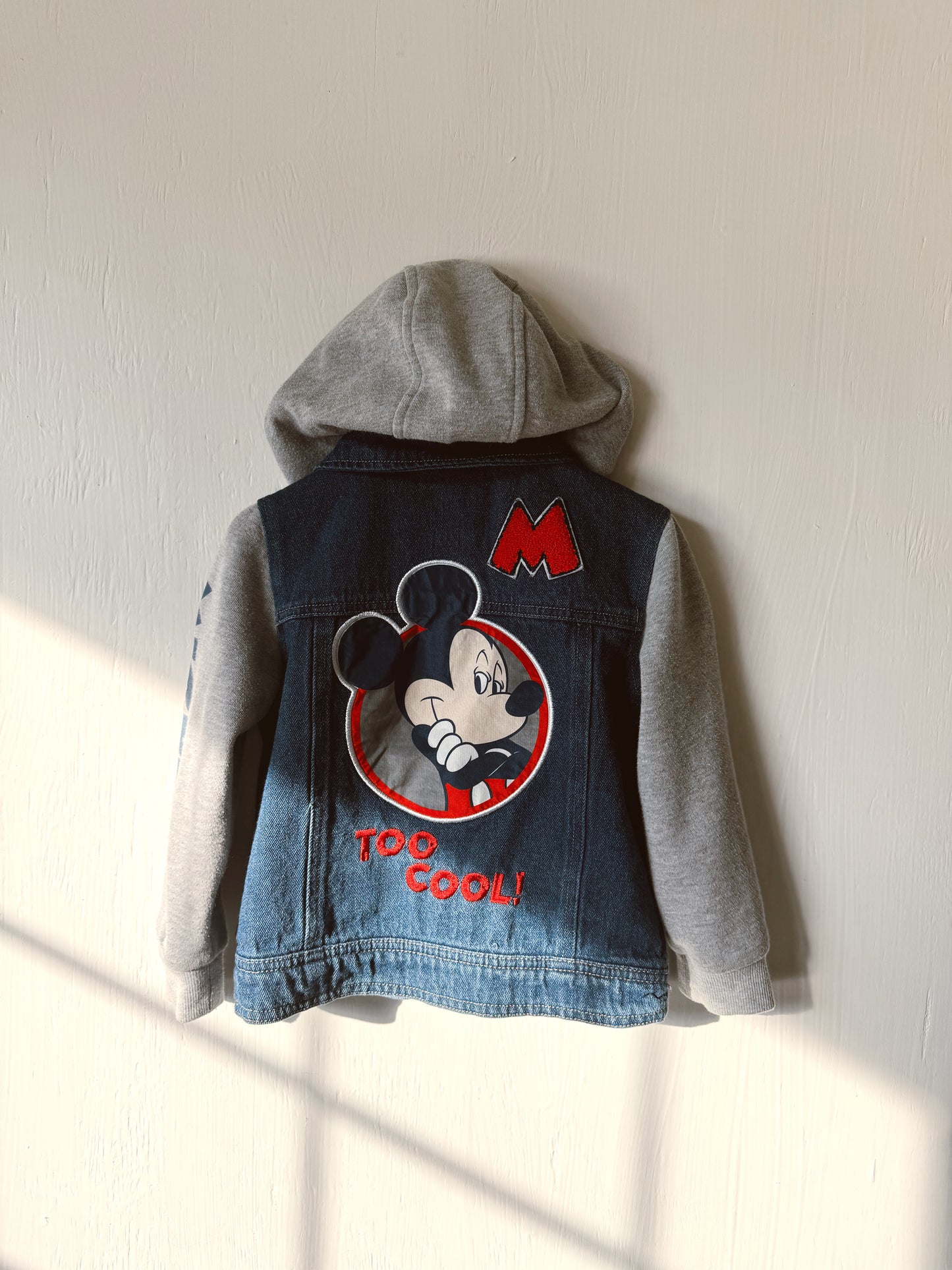 Denim Mickey Patch Jacket - 4T