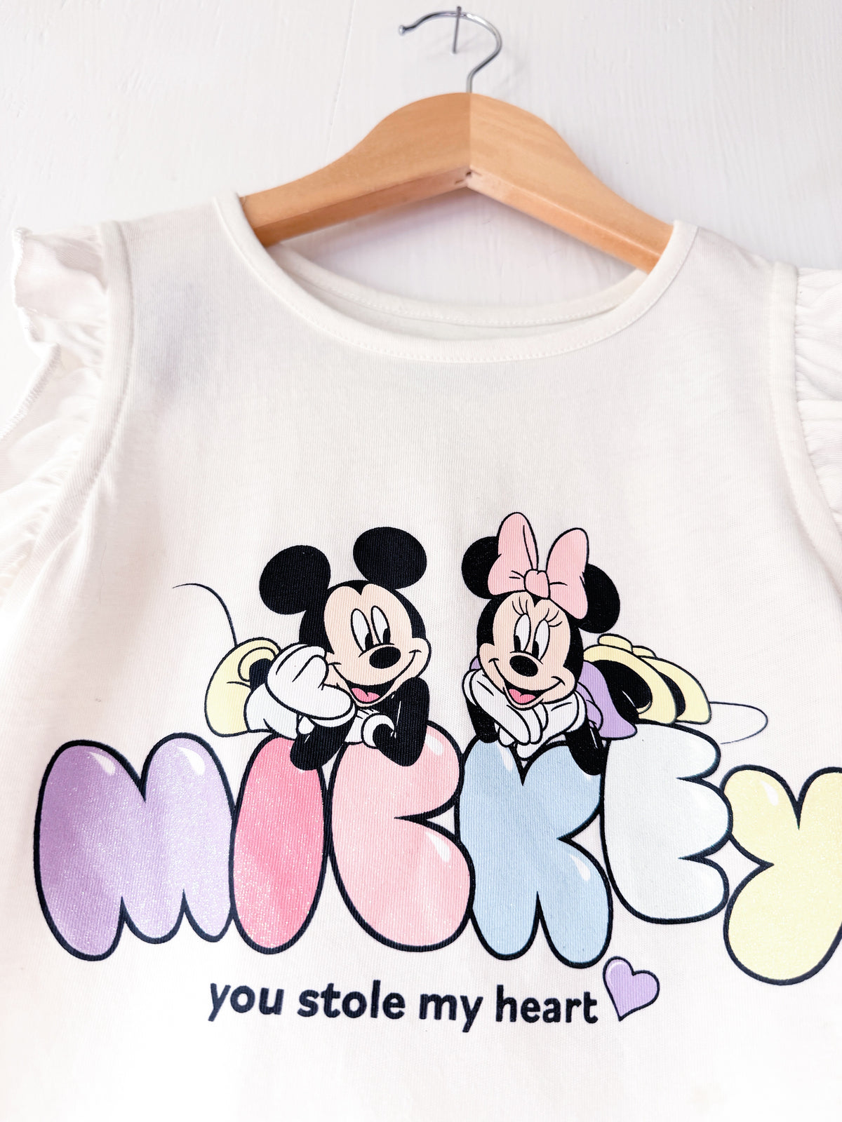 Mickey Bubble Letters Tee - Y6
