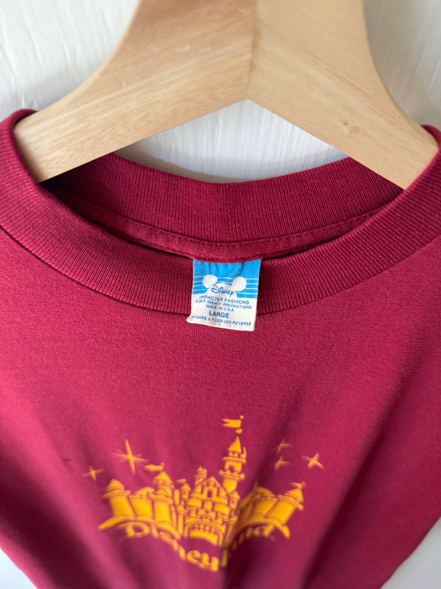 VINTAGE 80’s Disneyland Single Stitch Castle Tee - M/L