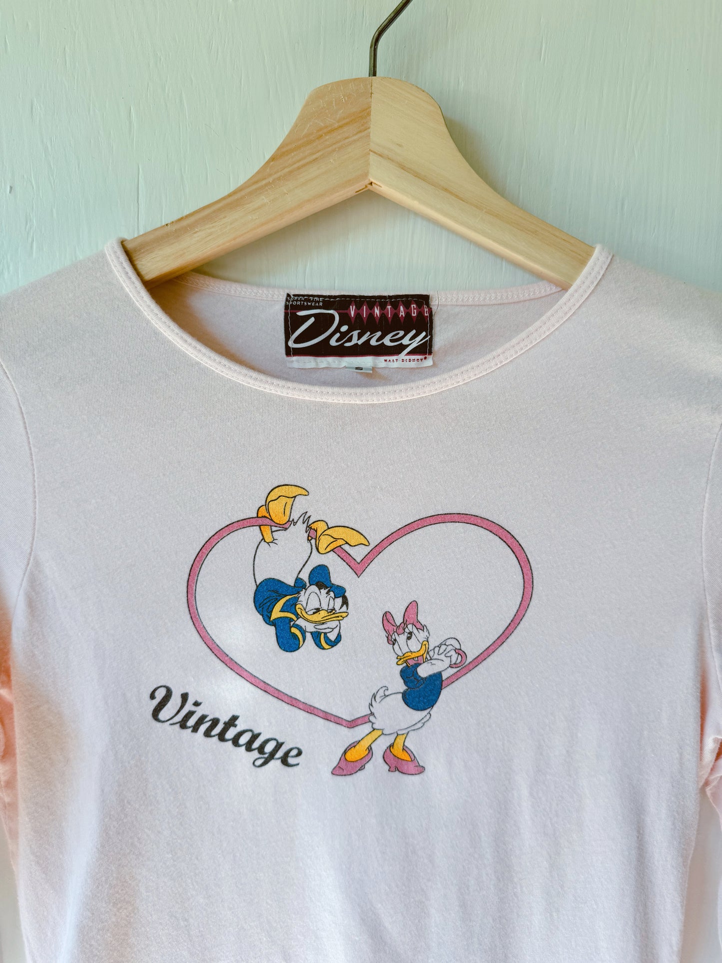 VINTAGE Rare Donald Daisy Top - S