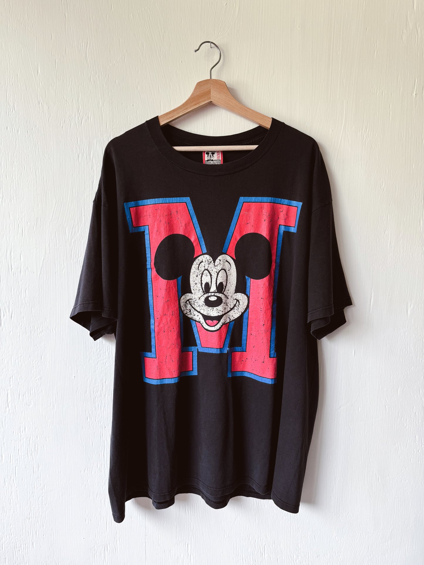 VINTAGE Mickey M Face Tee - OSFM