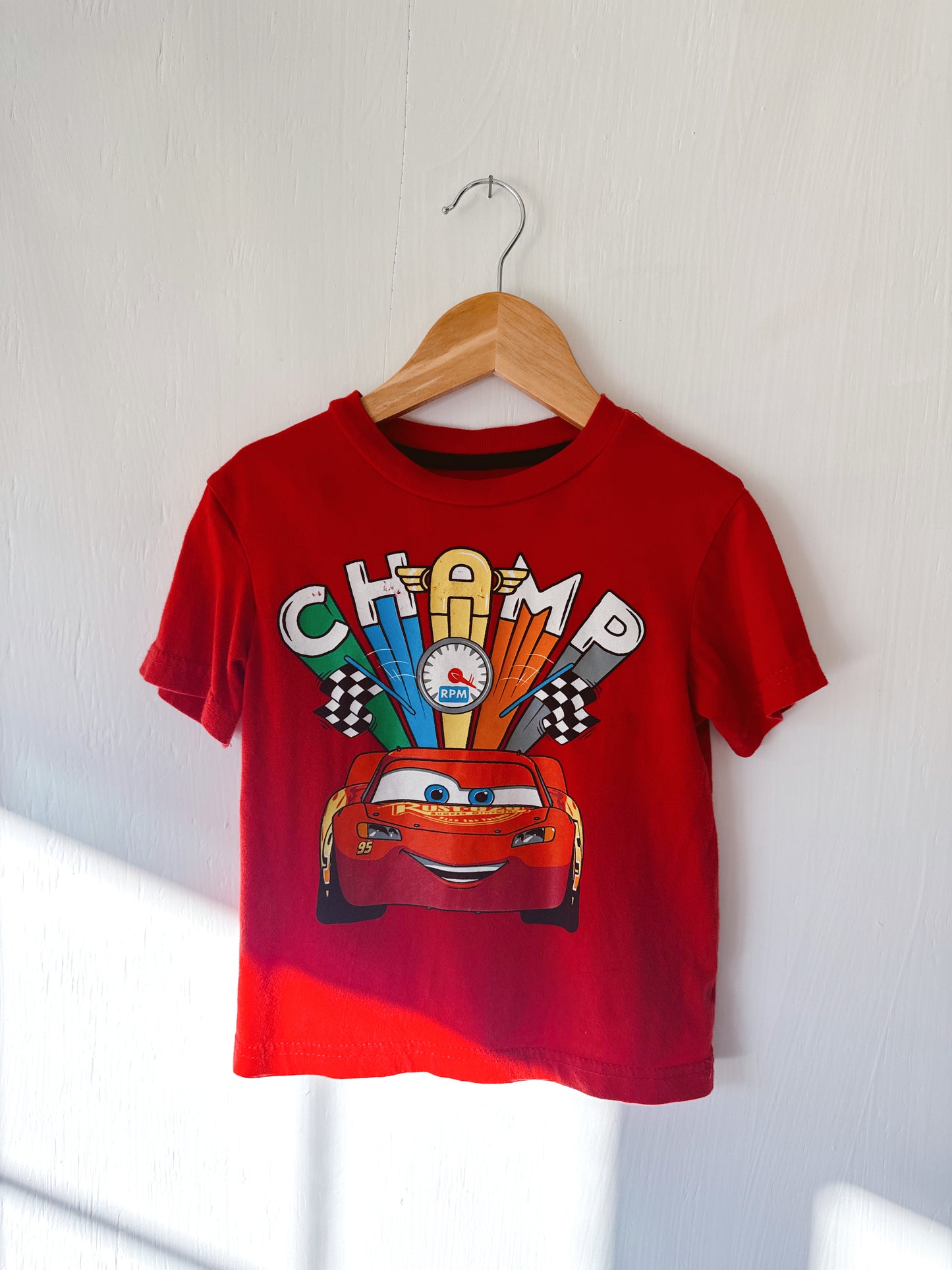 Lightning McQueen Champ Tee - 4T