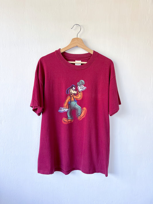 VINTAGE 90’s Disney Store Goofy Tee - L
