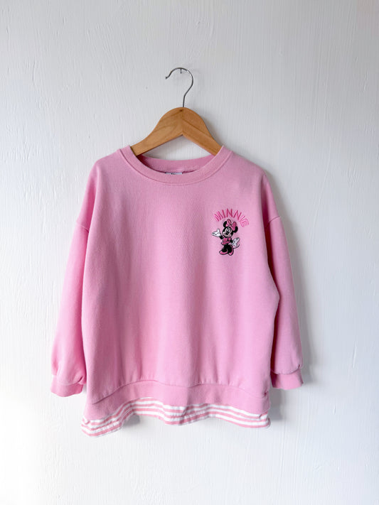 Minnie Embroidered Crewneck - 5T