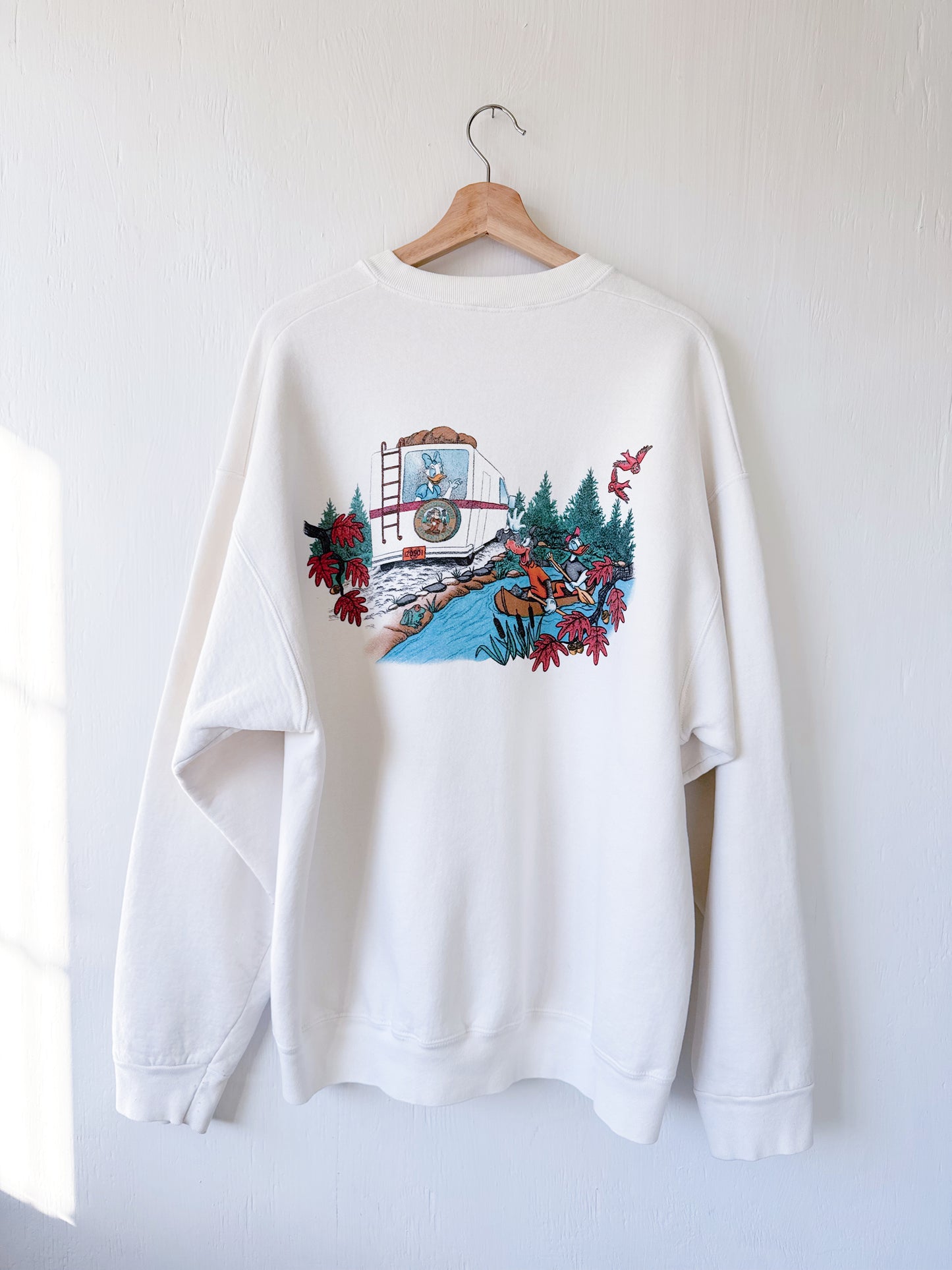 VINTAGE 90's Fort Wilderness Front / Back Crewneck - XL