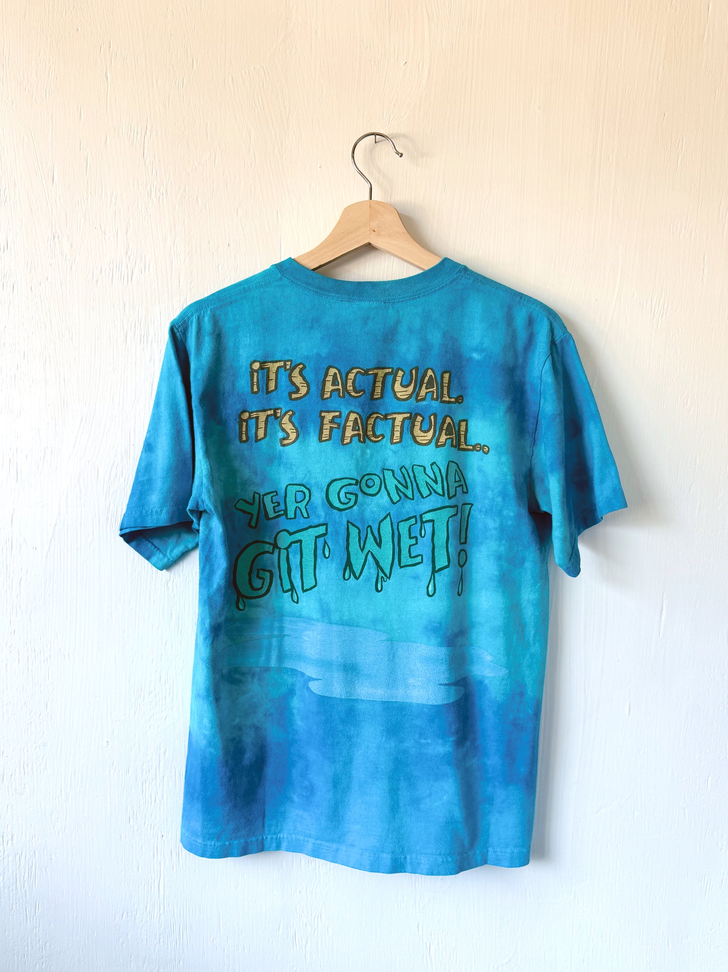 VINTAGE Splash Mountain Tie Dye Tee - S