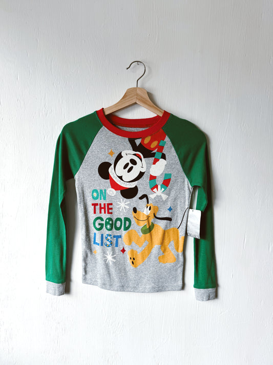 NEW Disney Parks Mickey Pluto PJ Top - Y10