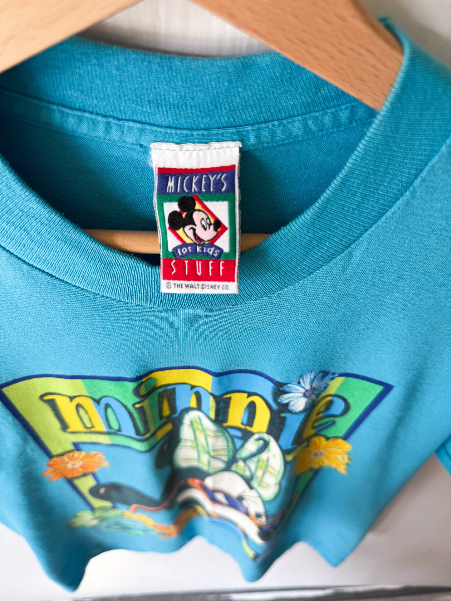 VINTAGE 90’s Minnie Floral Sunnies Tee - YL