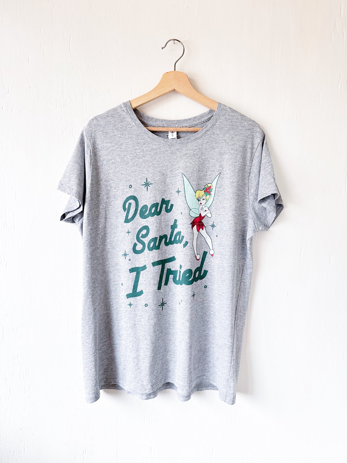 Dear Santa Tinkerbell Tee - 2X