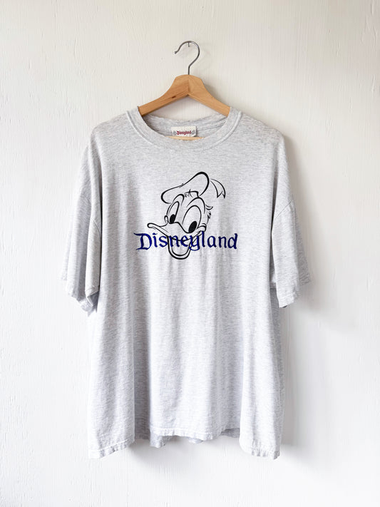 VINTAGE Donald Embroidered Disneyland Tee - XL