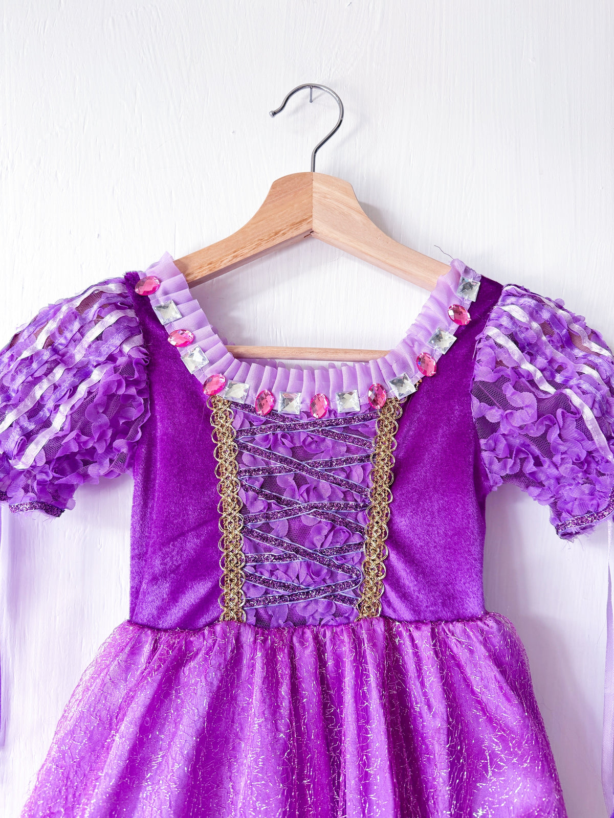 Rapunzel Embellished Tassel Dress - 5T