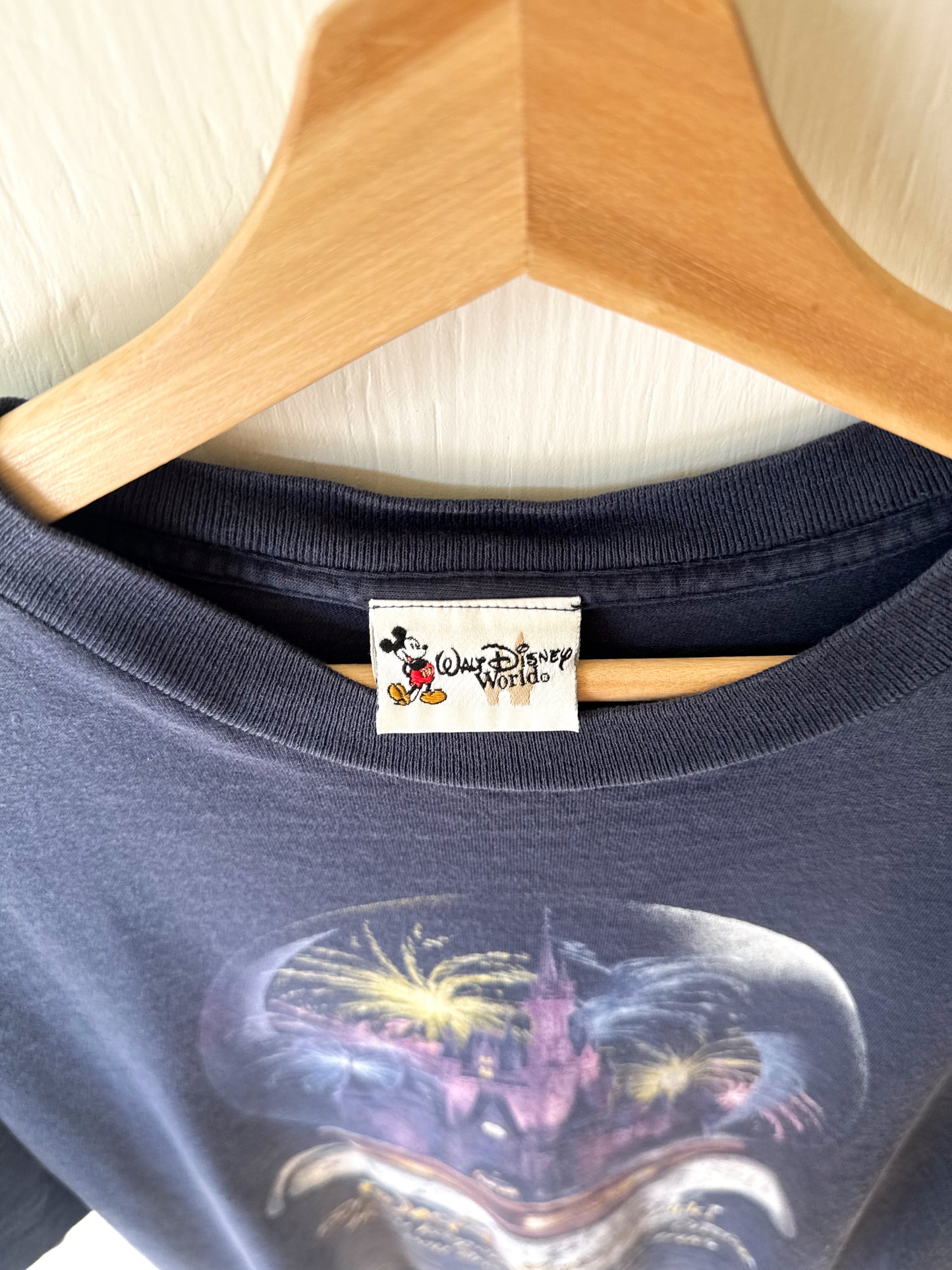 VINTAGE WDW Snow Globe Walt Quote Tee - XL
