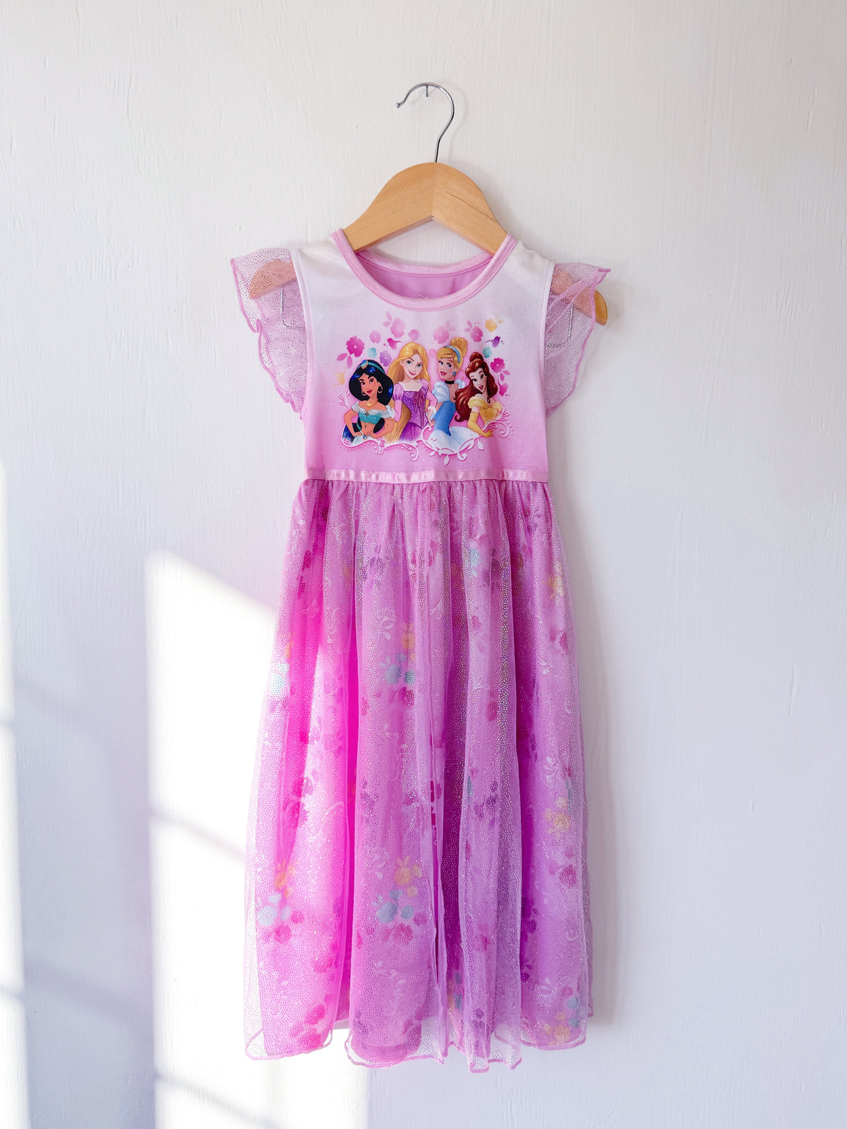 Princess Flutter Sleeve Nightgown - 4T