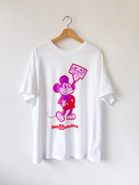 Disney Parks WDW Mickey Love Letter Tee - 2X