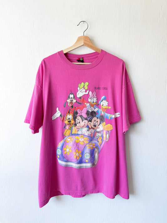 VINTAGE 90’s Flower Power Road Trip Tee - XL