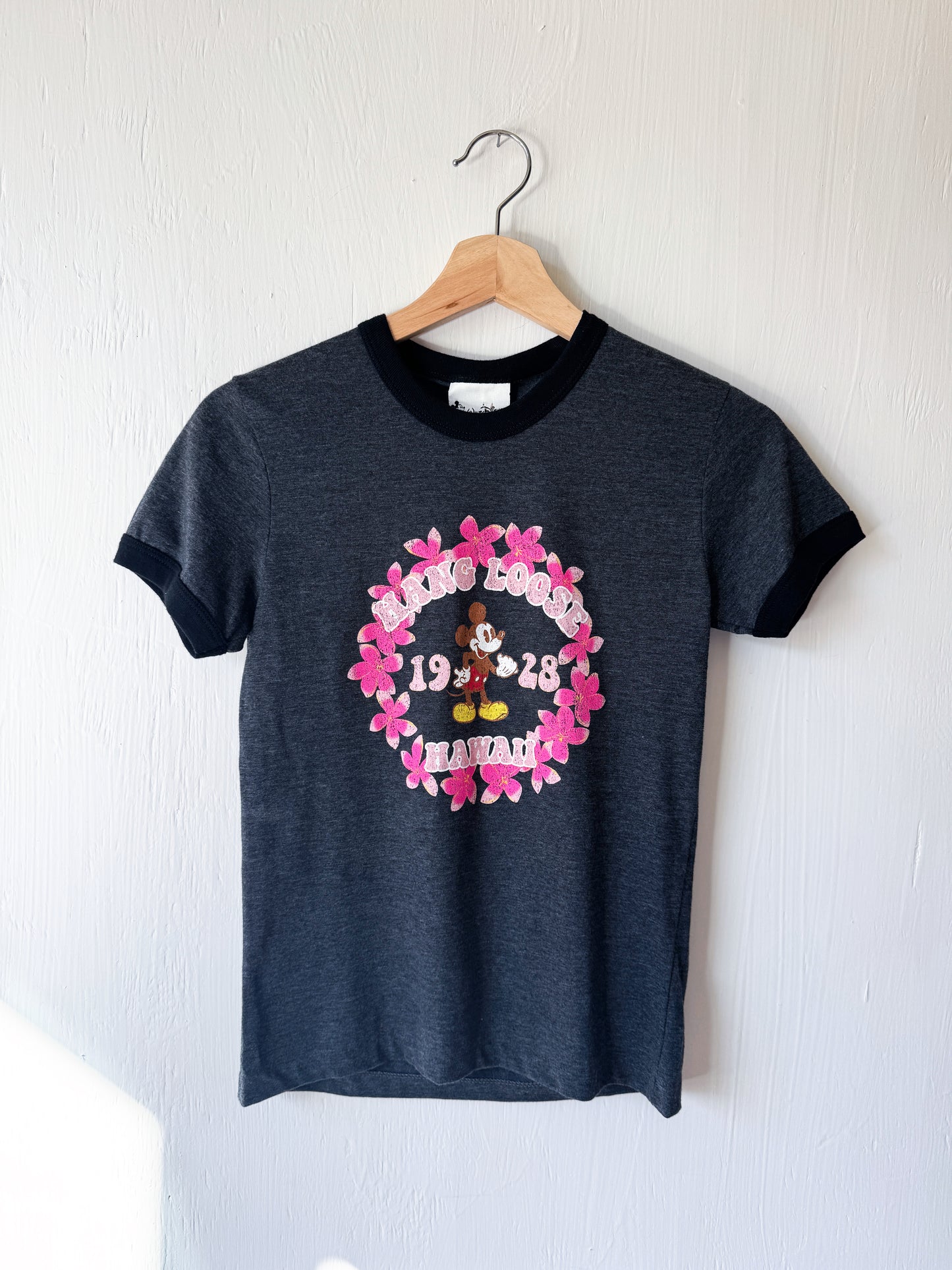 VINTAGE 00’s Hawaiian Mickey Ringer Tee - M