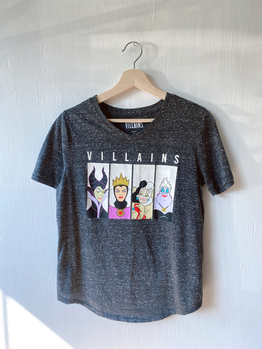 Villains Heathered Tee - L