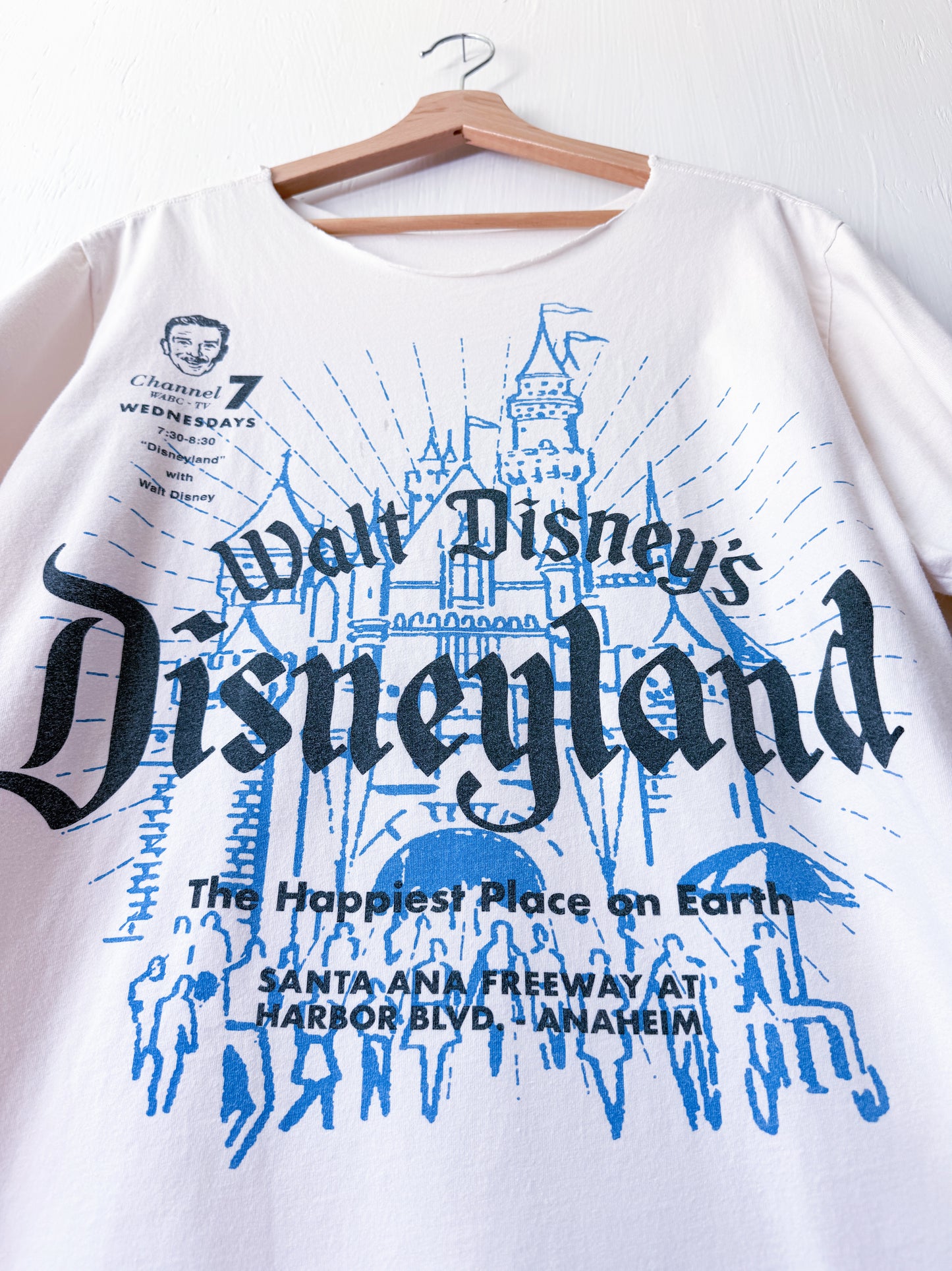 Retro Sleeping Beauty Castle + Walt Tee - L/XL