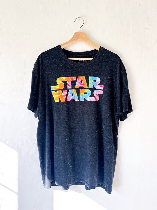 Star Wars Tie Dye Light Speed Tee - XL