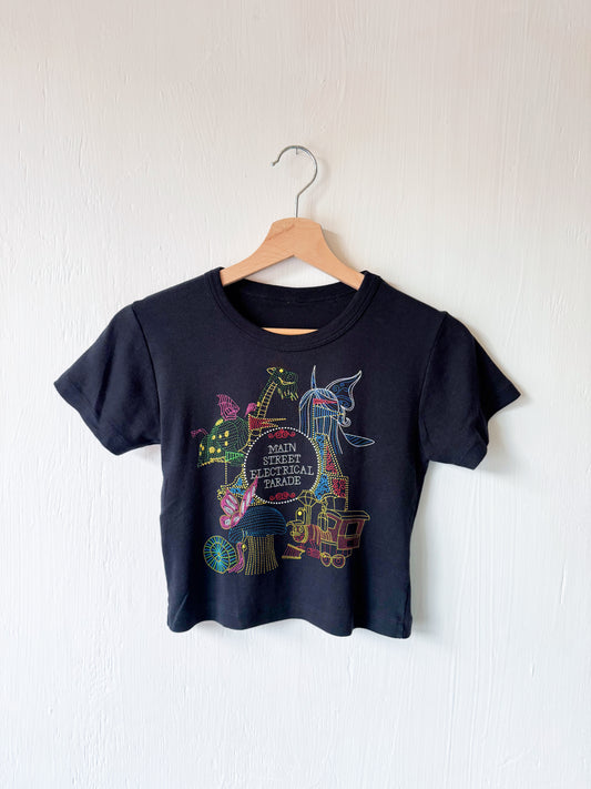 VINTAGE Main Street Electrical Parade Baby Tee - XS / YL
