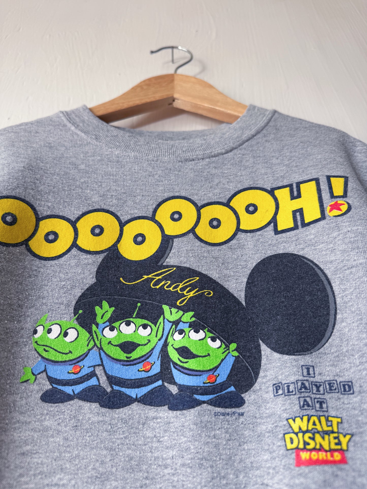 Disney Parks Toy Story Mickey Ears Crewneck - YS
