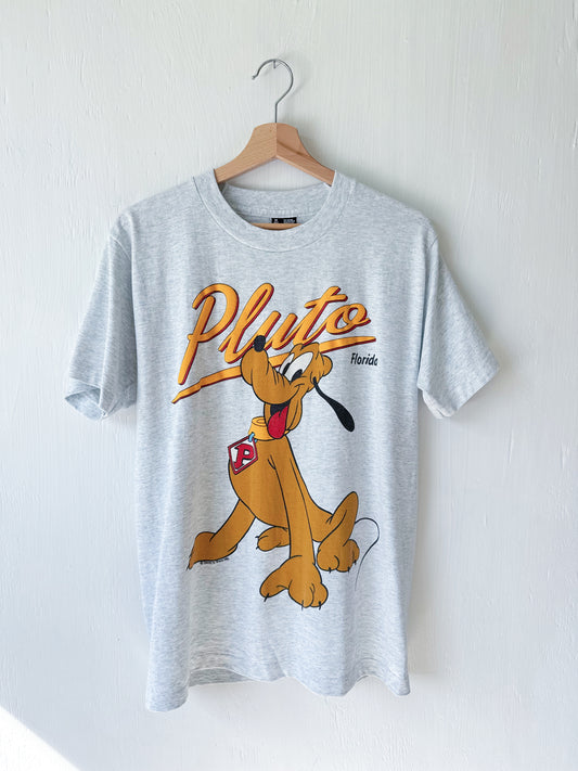 VINTAGE 90’s Front Back Pluto Tee - M