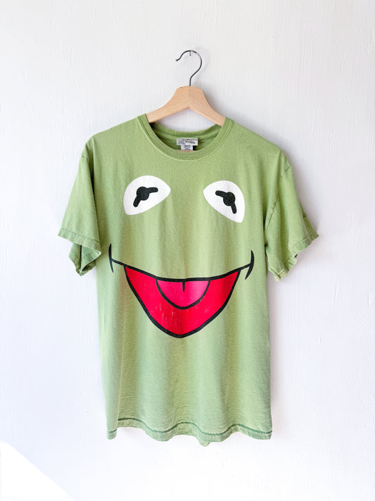 VINTAGE 00’s Big Face Kermit Tee - M