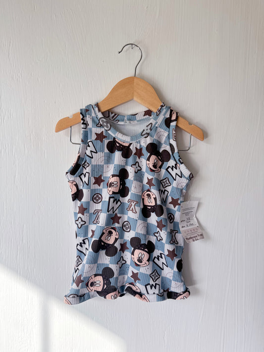 NEW Mickey LV Checkered Tank - 18/24M