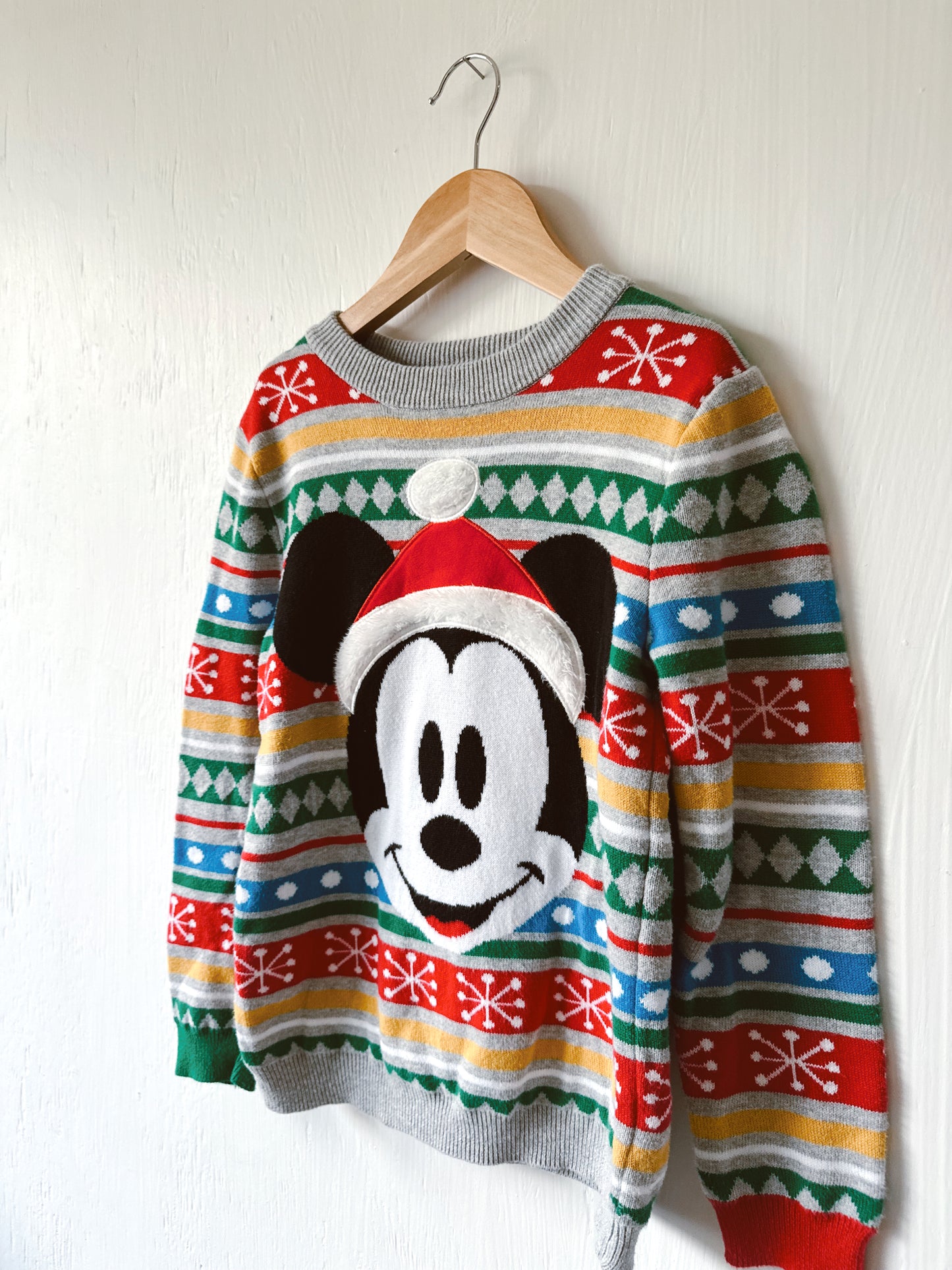 Disney Parks Big Mickey Christmas Sweater - 5/6