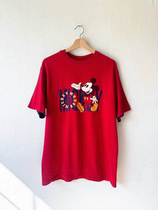 VINTAGE 90’s Classic Mickey Tee - L