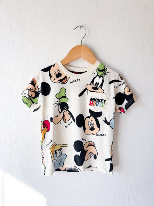 Character All Over Print Pocket Tee - 4T