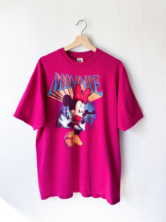VINTAGE 90’s Rare Minnie Park Icons Tee - XL