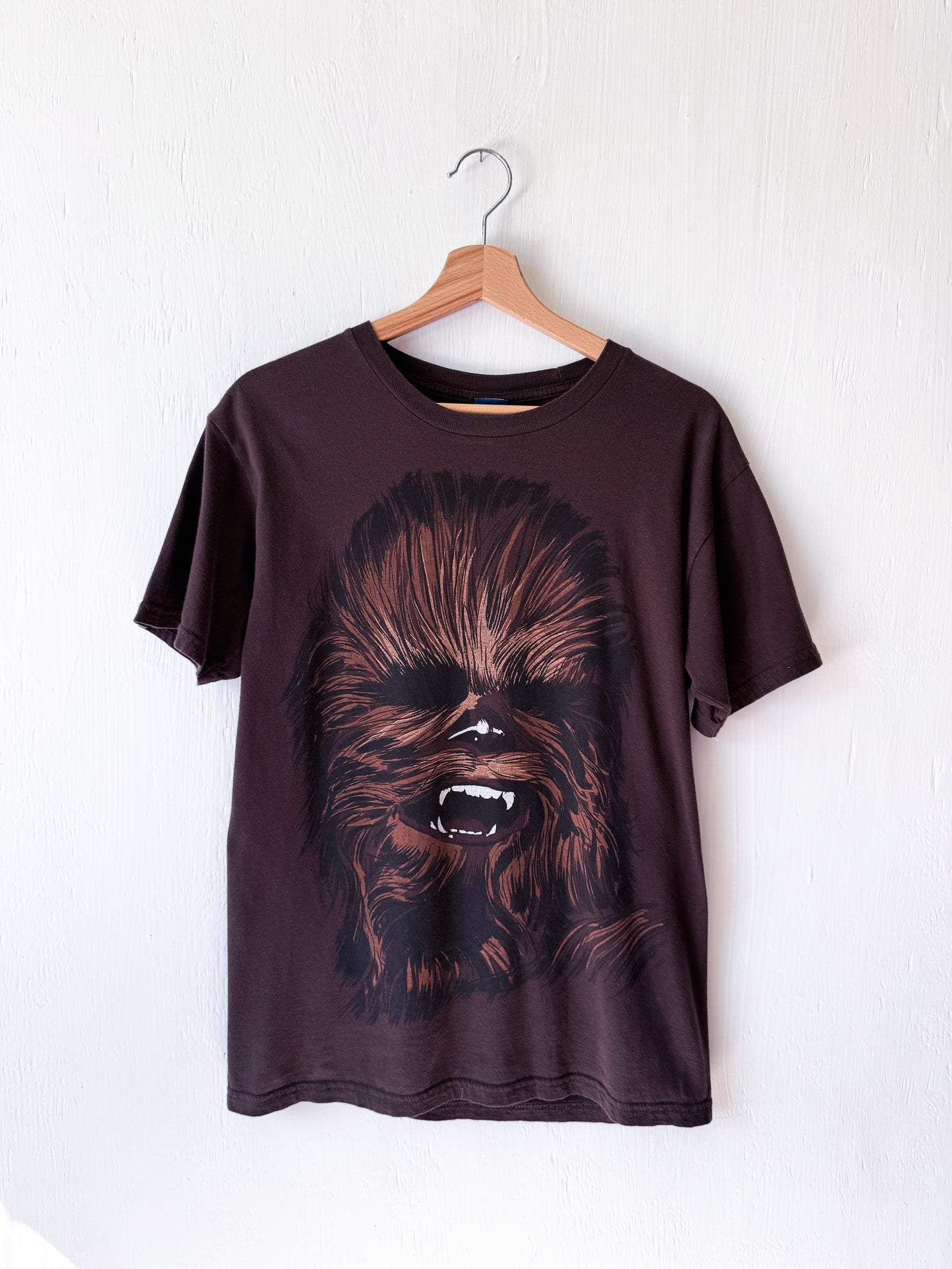 VINTAGE 00’s Star Wars Big Face Chewie Tee - M