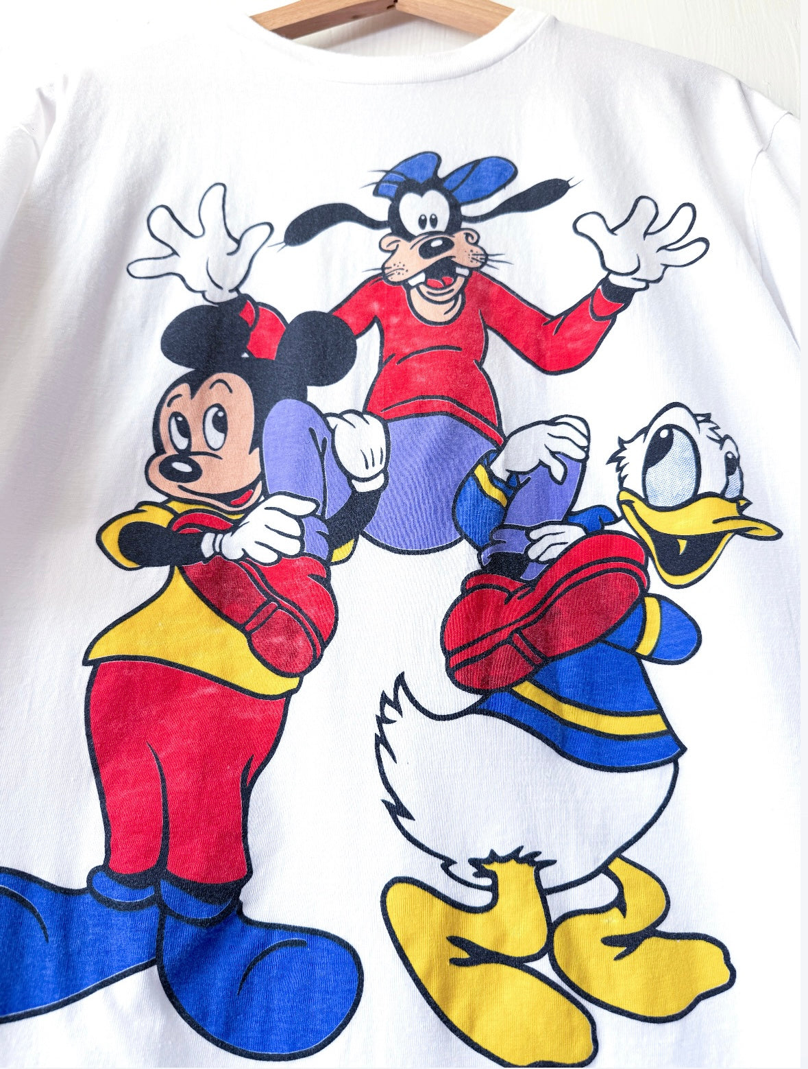 VINTAGE 80’s Mickey Goofy Donald Tee - XL