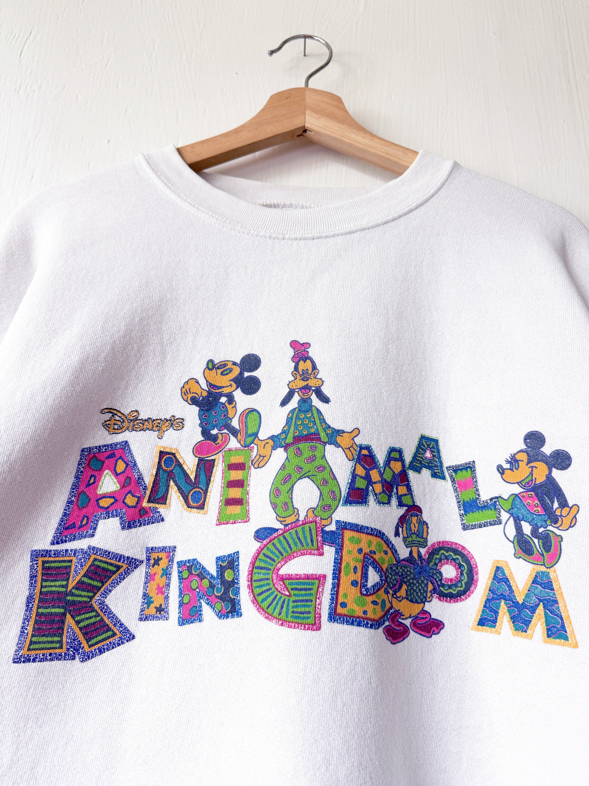 VINTAGE 90’s Animal Kingdom Cropped Crewneck - 2X